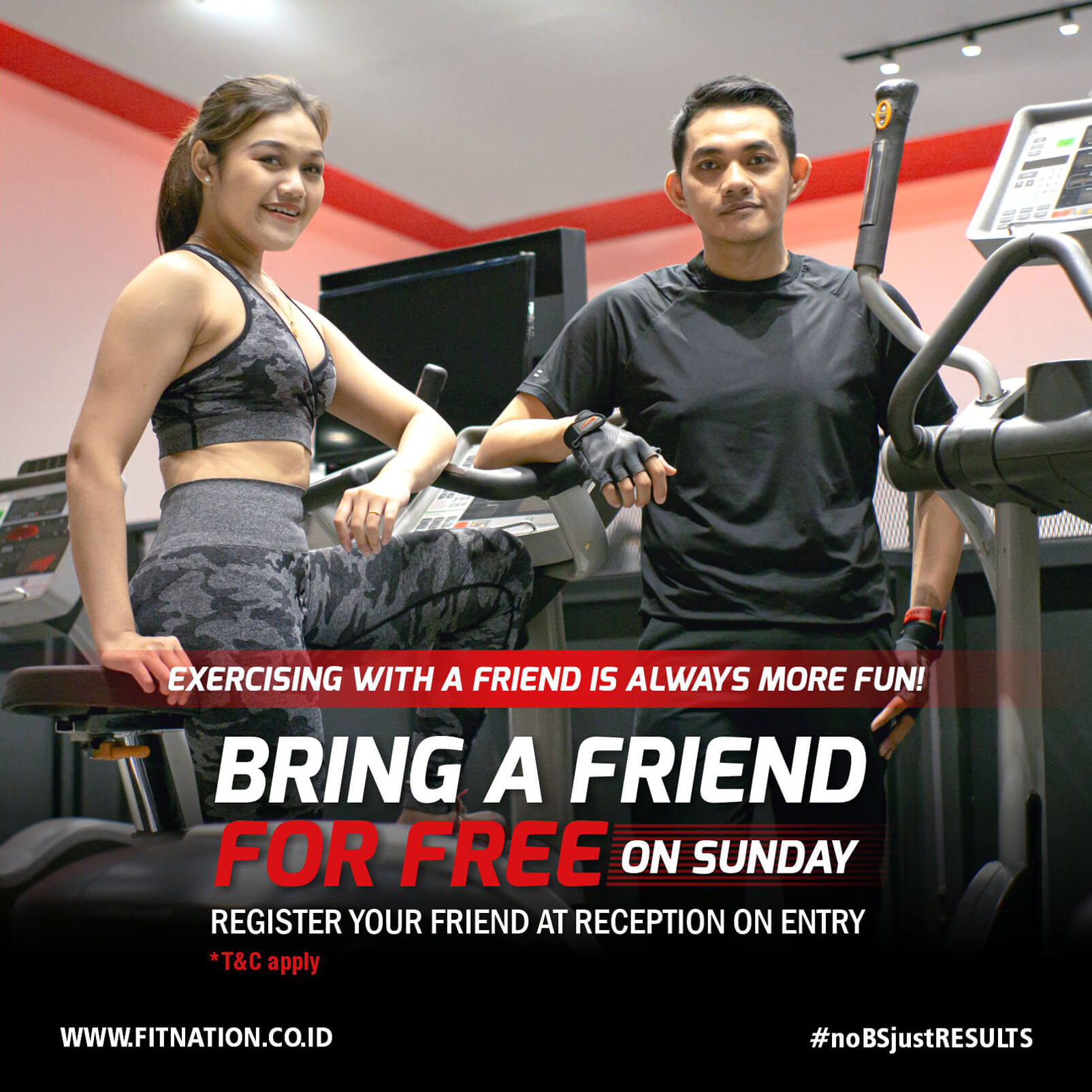 BRING A FRIEND FOR FREE - Gambar Asli FitNation